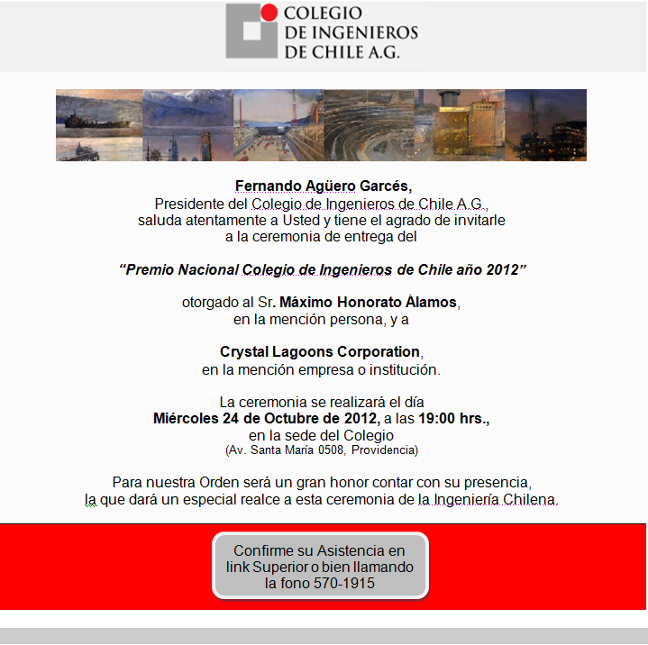 Recorte Invitacion Premio Nacional