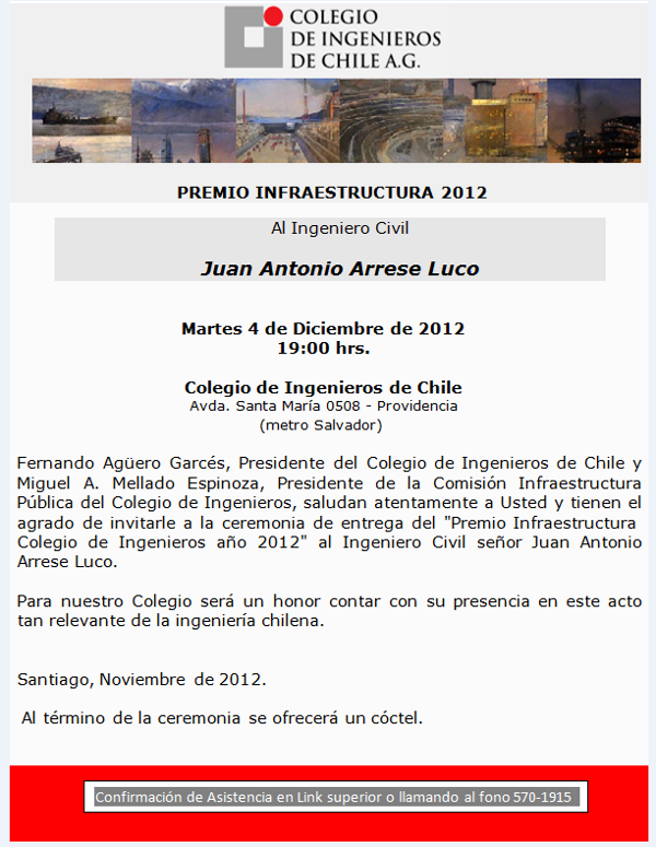 Premio Infraestructura