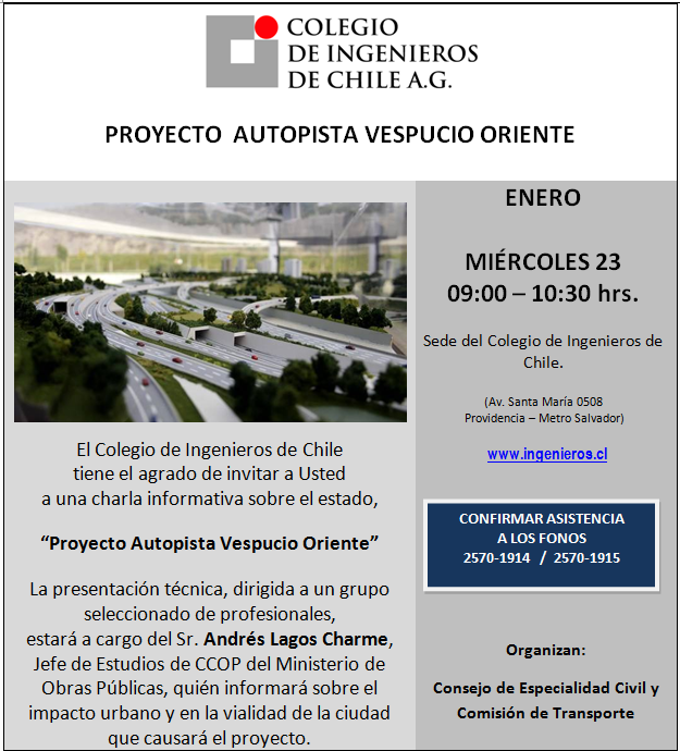 Invitacion Proyecto Autopista Vespucio Oriente (23 01 13)