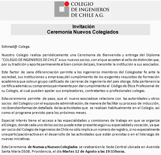NUEVOS COLEGIADOS