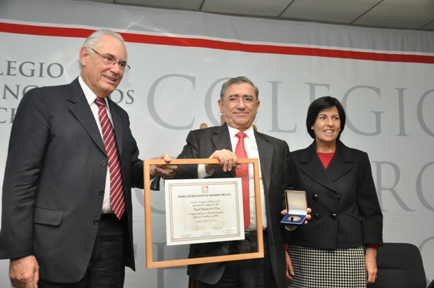 Raúl Ciudad De la Cruz, Premio Gestión 2013.
