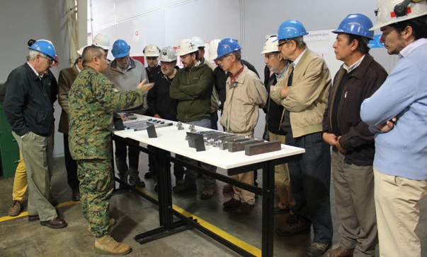 Ingenieros visitan Fábricas de Maestranzas del Ejército (FAMAE)